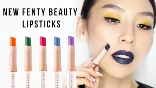 NEW Fenty Beauty Matte Lipsticks - Tina Tries It
