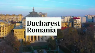 Fascinating City of Bucharest Romania. An Aerial view of Bucharest City