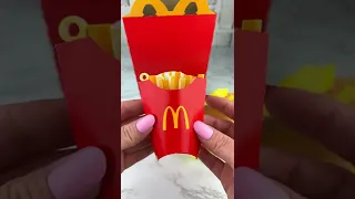 Fidgets that Look Like McDonald's Happy Meal Food Satisfying Video ASMR! #shorts #fidgets #asmr