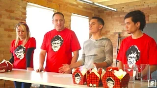 World ranked eaters Joey Chestnut, Matt Stonie, and Miki Sudo visit theScore