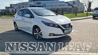 Nissan Leaf ze1 электромобиль  из Европы. Опыт эксплуатации. Запас хода, опции.