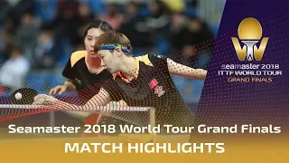 Wang M./Chen Ke vs Sato Hitomi/Hashimoto H. | 2018 ITTF World Tour Grand Finals Highlights (1/4)