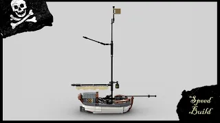 LEGO sailing boat MOC - The Old Pelican - Pirate Ship - Speed Build