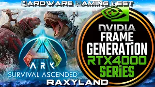 🦕ARK Survival Ascended | ✔️RTX 4060 (Frame Generation) Benchmark | RAXYLAND Hardware Gaming Test