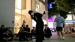 MONDAY. BLACK MIST, ALINA. WITH DANCE TEAM: LOOK. BEAUTIFUL MESMERIZING HONGDAE BUSKING.