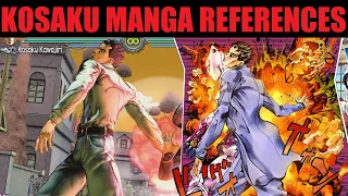 Kosaku Kawajiri Manga References Comparison Jojo's Bizarre Adventure All Star Battle R