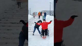 Pretended to Be Disabled Person: Social Experiment - Would You Help?😇👇 #kiryakolesnikov #prank