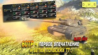 60TP и ветка Польских ТТ - первое впечатление в Wot Blitz | D_W_S