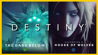 Destiny 1 - Dark Below & House of Wolves (Destiny 1 History)
