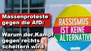 Massenproteste gegen die AfD: Warum der Kampf gegen rechts scheitern wird (Wochenstart)