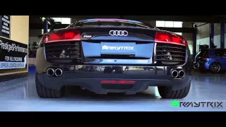 Audi R8 V8 x Titanium Performance Valvetronic Exhaust by Armytrix Australia