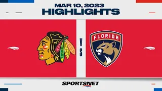 NHL Highlights | Blackhawks vs. Panthers -  March 10, 2023