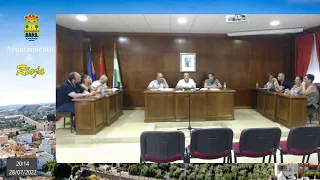 Emisión en directo de AYUNTAMIENTO DE RIOJA - SESIÓN PLENARIA 28 julio de 2022.-