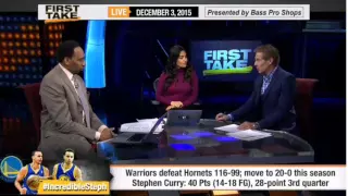 Stephen Curry Goes HAM For 28 Points In 3rd Quarter Against Hornets!  -  ESPN First Take