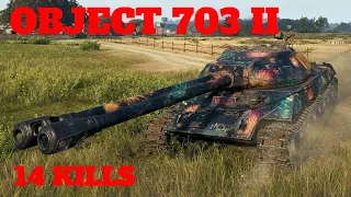 Object 703 II - 14 KILLS - tier 8 & 9 battle