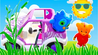 DANIEL TIGER’S Neighbourhood Toys Playing Outside Outdoors LEARNING Videos Compilation!