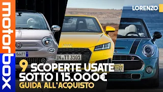 SPIDER & CABRIO usate | 9 modelli sotto i 15.000 EURO