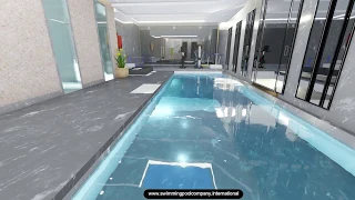 Basement indoor pool with moving floor...!