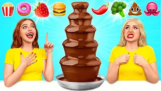 Шоколадный Фонтан Челлендж | Смешные Ситуации с Едой c Multi DO Challenge
