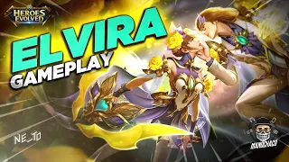 ELVIRA GAMEPLAY • COMBO DOMOS & KILL ☠️ HEROES EVOLVED MOBILE 💥