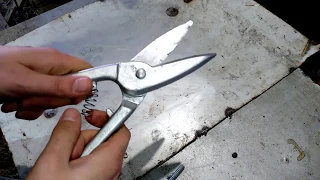 Renowacja nożyc do ciecia blachy | Renovation of sheet metal shears