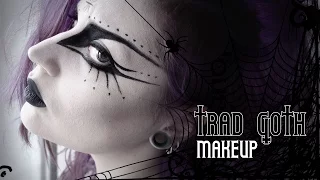80's Trad Goth Inspired Makeup