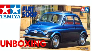 #tamiya #unboxing #modellbau Tamiya Fiat 500 f scale 1:24 unboxing