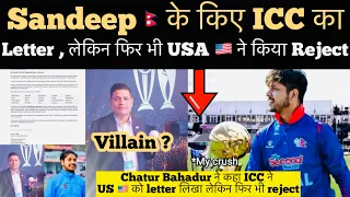 Nepal chatur bahadur and icc help sandeep with letter to USA but still US rejected visa