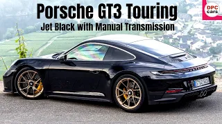 2022 Porsche 911 992 GT3 Touring in Jet Black with Manual Transmission