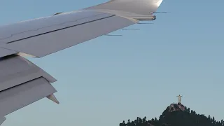 X-PLANE 12 PARALLEL TAKE OFF SBSP-SBRJ CONGONHAS-SANTOS DUMONT EMBRAER 175