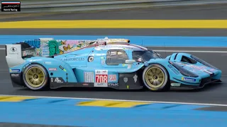 Glickenhaus SCG 007 LMH Good V8 Twin Turbo Sound! 24H Le Mans 2023