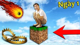 30 NGÀY SINH TỒN CHỈ VỚI 1 BLOCK ĐẤT TRONG MINECRAFT