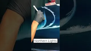 #HowToPaint #NorthernLights #AuroraBorealis #ShortsFeed #ArtShort #BobRoss #PaintWithJosh #ShortsArt