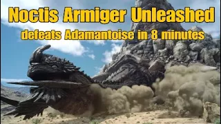 Final Fantasy 15 Royal Edition - Noctis Armiger Unleashed defeats Adamantoise in 8 minutes # 16