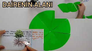 DAİREDE ALAN(Etkinlik, konu anlatımı ve soru çözümü)