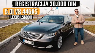 OVO JE PLOVILO! Lexus LS600h 5.0 V8 🛳