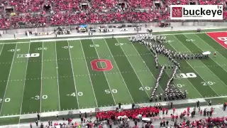 Ohio State Marching Band "Michael Jackson Tribute" - Halftime vs. Iowa: 10-19-13