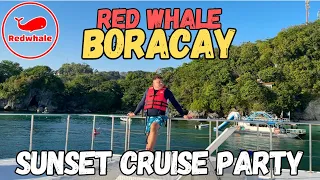 BORACAY VLOG 2024 | RED WHALE BORACAY SUNSET CRUISE PARTY EXPERIENCE