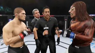 Khabib vs. Gothic Demon - EA Sports UFC 2