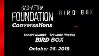 Conversations with Sandra Bullock and Trevante Rhodes of BIRD BOX