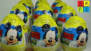 Обзор серии MICKEY MOUSE от ZAINI шоколадные яйца Микки Маус ищем золото  Unboxing