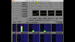 Tax Man Edit, Amiga 1200 ProTracker