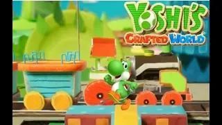 Yoshi's Crafted World Demo Gameplay -Fixing The Train