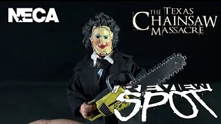 NECA Texas Chainsaw Massacre Retro Cloth Suit Leatherface | Video Review HORROR