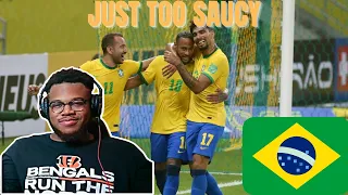 TOO SAUCY!!!!! American Reacts To Brazil Magic Skills Is Back 2022 - Vini Jr, Antony And More!