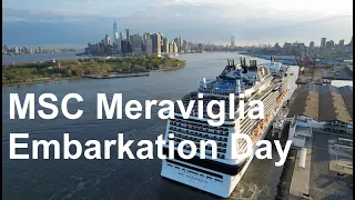 MSC Meraviglia Embarkation Day | Brooklyn Terminal | Boarding Day | Check in process | Lunch Buffet