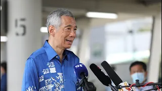 PM Lee Hsien Loong at the RTS Link Agreement Presentation Ceremony