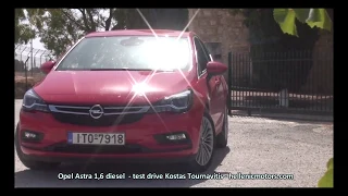 Opel Astra 1.6 diesel   Test drive by Kostas Tournavitis - hellenicmotors.com
