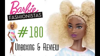 BARBIE FASHIONISTA #180 DOLL 👑 Edmond's Collectible World 🌎 Unboxing & Review Mattel 180