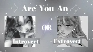 💌Are You An Introvert Or Extrovert🌙Aesthetic Quiz Pt 3💌